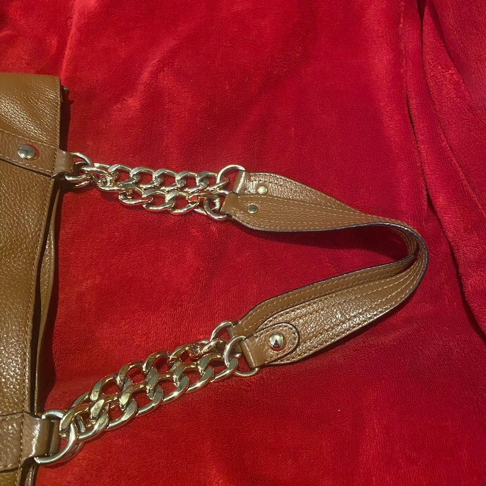Michael Kors Tan Leather Shoulder Bag - Picture 4 of 8